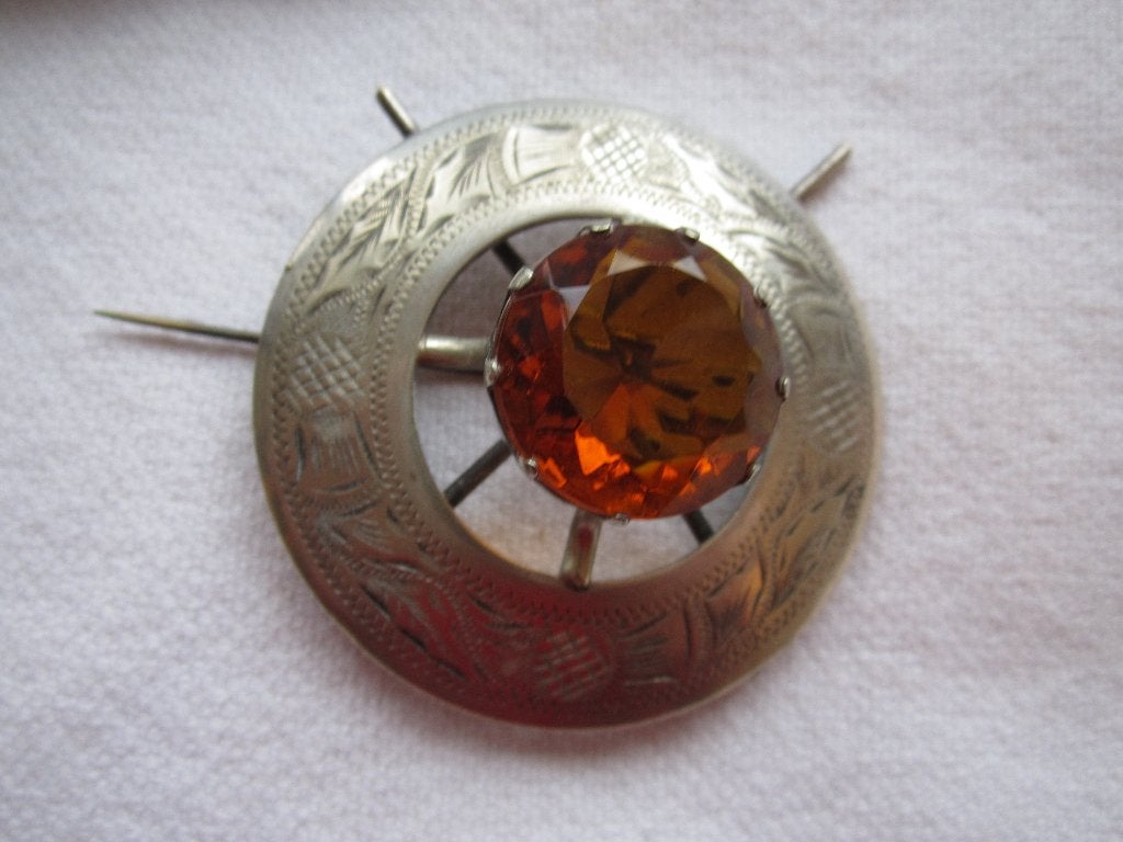 5.  Oude Schotse speld, groot, Ophalen, Overige materialen, Broche