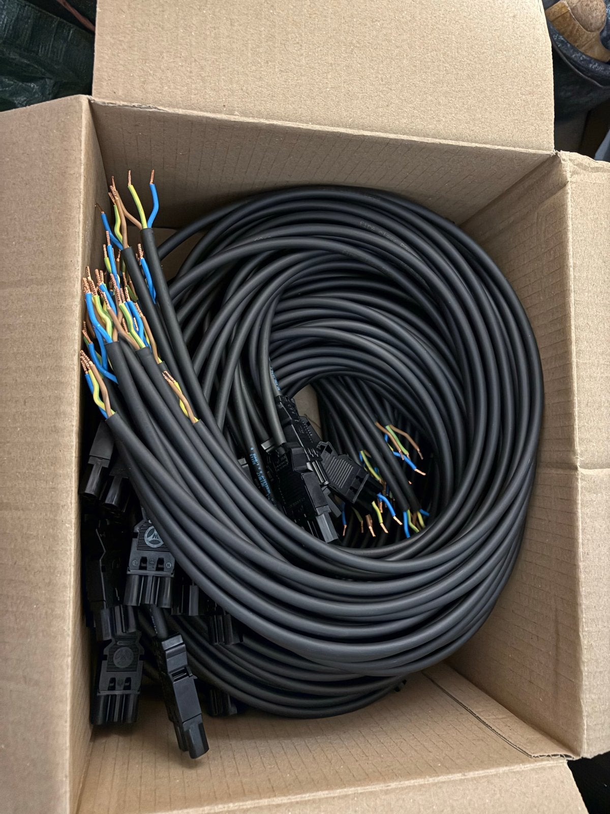 Wieland GST18i3K1-S 15B 1C SW - 75x connectoren met kabel, Doe-het-zelf en Verbouw, Ophalen, Nieuw, Wieland, Kabel of Snoer