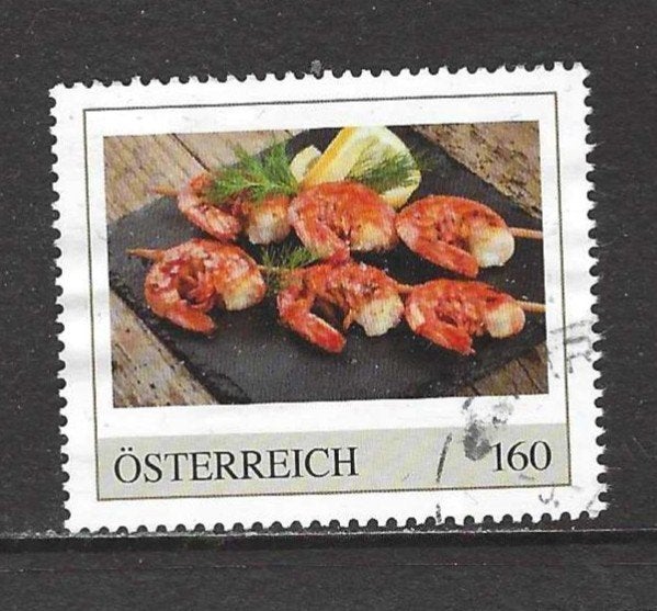 Oostenrijk persoonlijke postzegel, Verzenden, Gestempeld