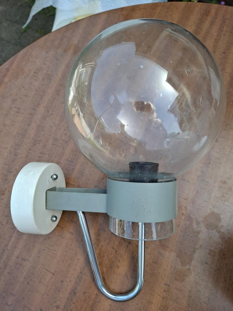 Vintage Philips wandlamp, Ophalen of Verzenden, Gebruikt, Glas