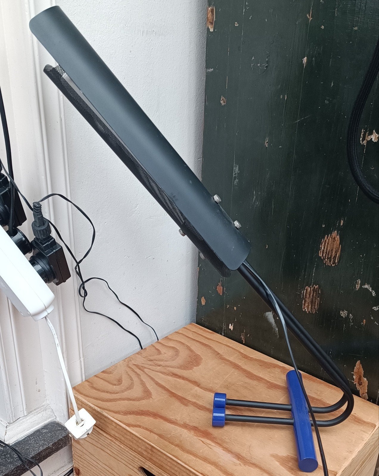 Ettan Memphis lamp, Ophalen, Bureaulamp, Gebruikt, Metaal