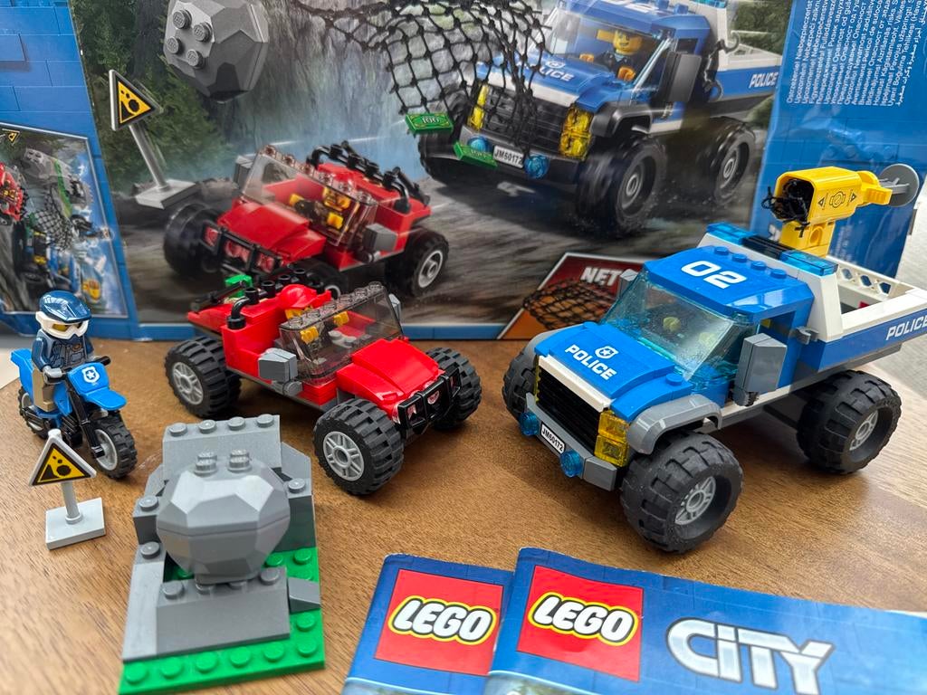 Lego City 60172 Achtervolging in de Bergen, Lego, Ophalen of Verzenden, Compleet, Complete set