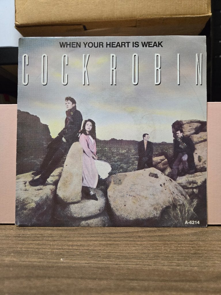 Cock robin - When you're heart is weak, 7 inch, Ophalen of Verzenden, Zo goed als nieuw, Pop