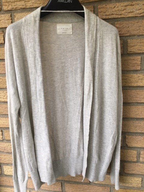 Yaya licht grijs / zilvergrijs vest maat XS - S in 100% bio, Verzenden, Nieuw, Yaya, Maat 34 (XS) of kleiner