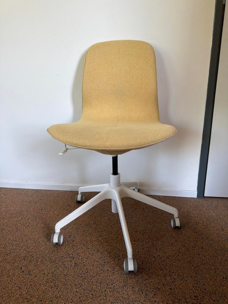 IKEA LANGFJALL bureaustoel - Geel, gebruikt, Huis en Inrichting, Bureaustoelen, Ophalen, Gebruikt, Geel, Bureaustoel