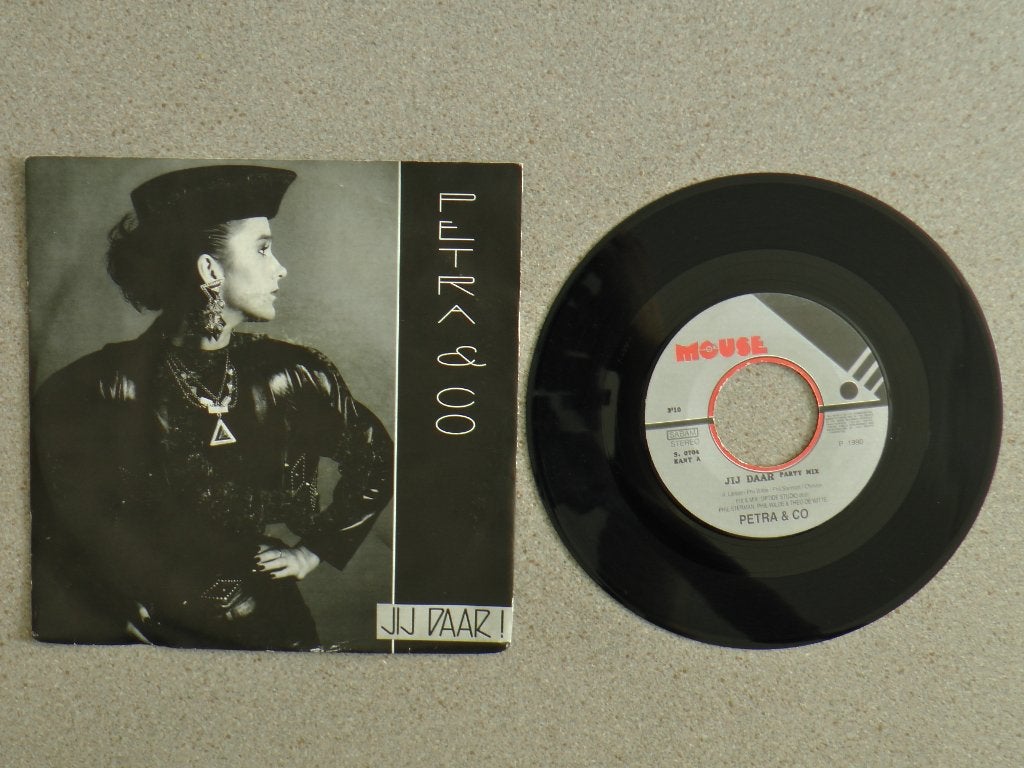 Petra & Co - Jij Daar VINYL SINGLE, Gebruikt, 7 inch, Nederlandstalig, Fotohoes
