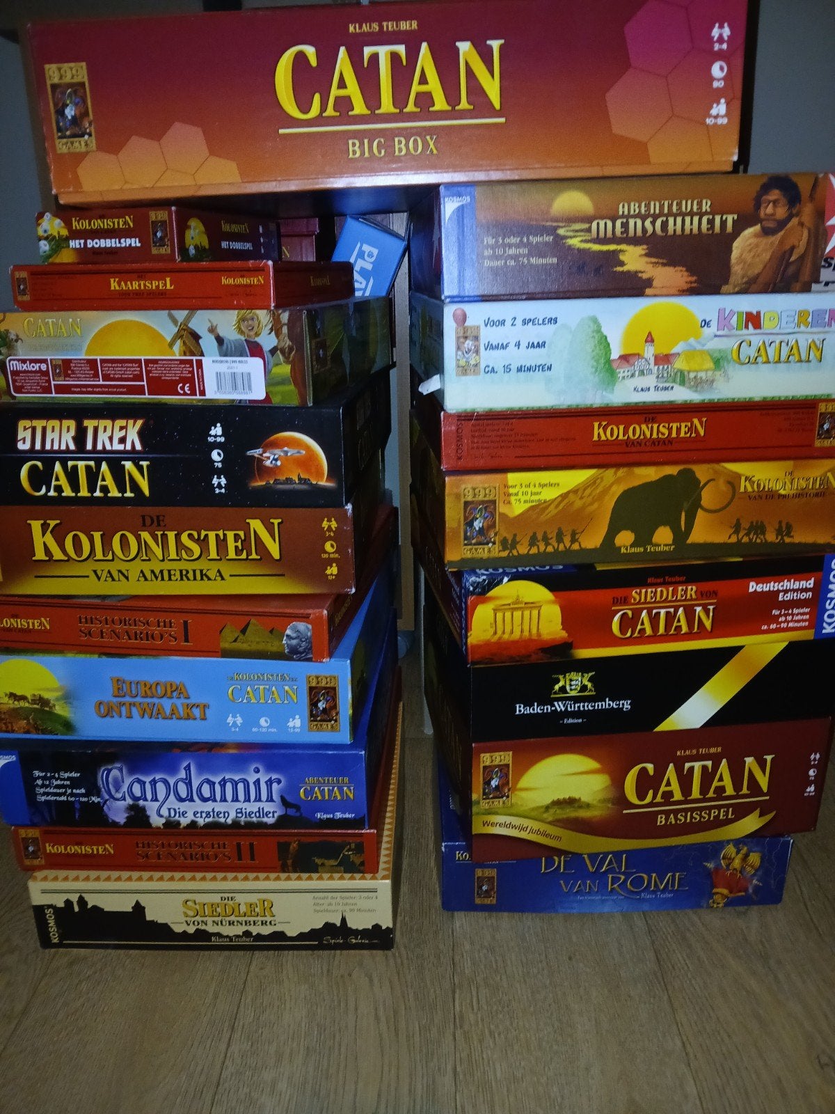 Grote collectie Catan bordspellen en uitbreidingen 20 stuks, Drie of vier spelers, Ophalen of Verzenden, Gebruikt, Klaus Teuber
