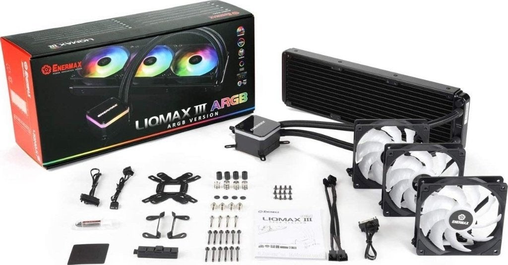 ENERMAX LIQMAX III ARGB 360mm aio, Computers en Software, Computerkoelers, Ophalen of Verzenden, Zo goed als nieuw, Waterkoeling