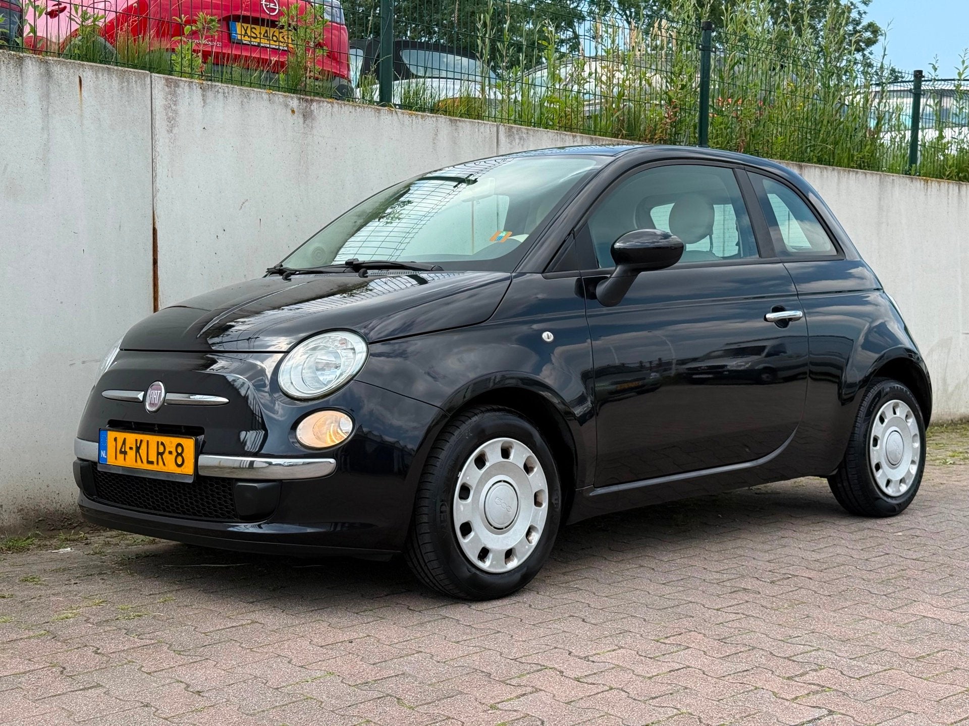 Fiat 500 1.2 Pop/AUTOMAAT/AIRCO/117046 KM NAP/NIEUWE APK 07-, Stof, Gebruikt, 1242 cc, Zwart