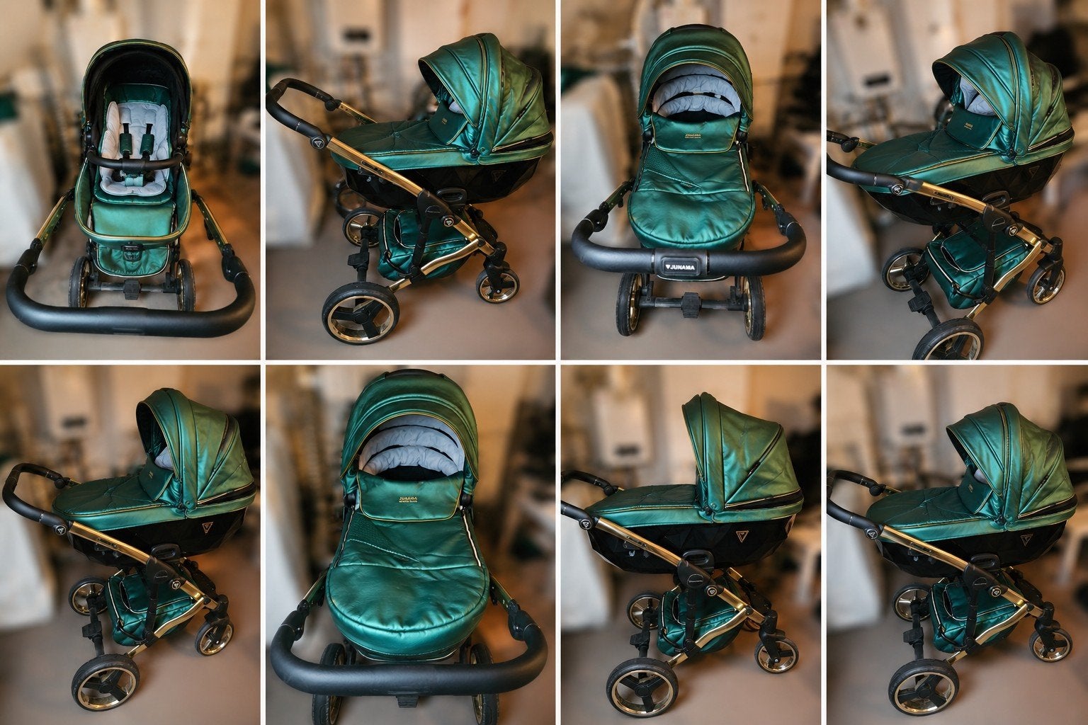 Junama Diamond 3 in 1 kinderwagen, Gebruikt, Combiwagen, Met autostoeltje, Ophalen