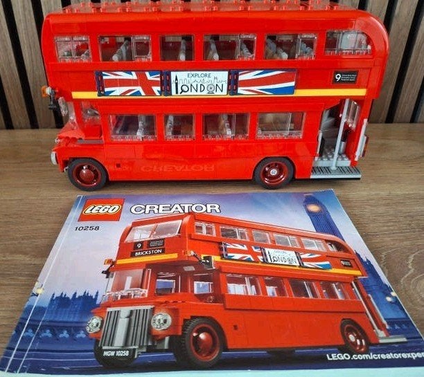 lego creator Londense bus dubbeldekker nr 10258 incl boekje, Lego, Inclusief instructies, Ophalen of Verzenden, Zo goed als nieuw
