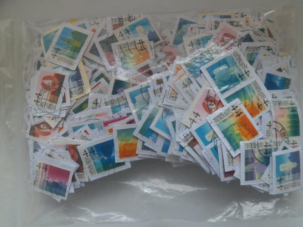 1000 x 10 voor NL 44 ct kilowaar kantoorpost € 5,00., Postzegels en Munten, Postzegels | Nederland, Verzenden, Na 1940, Gestempeld