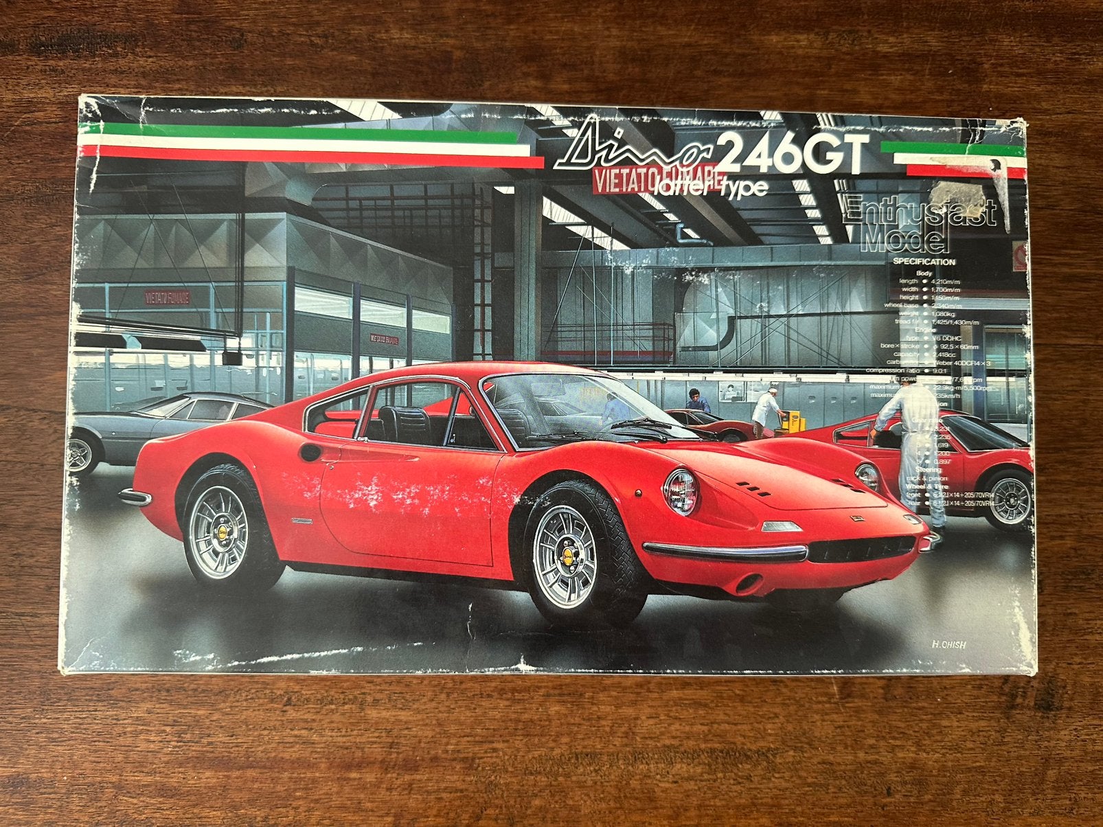 Modelbouwpakket Fujimi Ferarri Dino 246GT, Fujimi, Auto, Groter dan 1:32, Nieuw