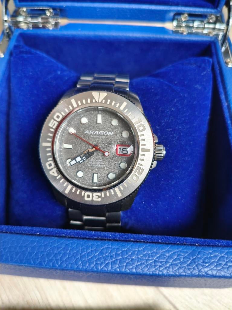 Aragon Divemaster Professional duikers horloge NH35 Seiko, Sieraden, Tassen en Uiterlijk, Horloges | Heren, Staal, Staal, Polshorloge