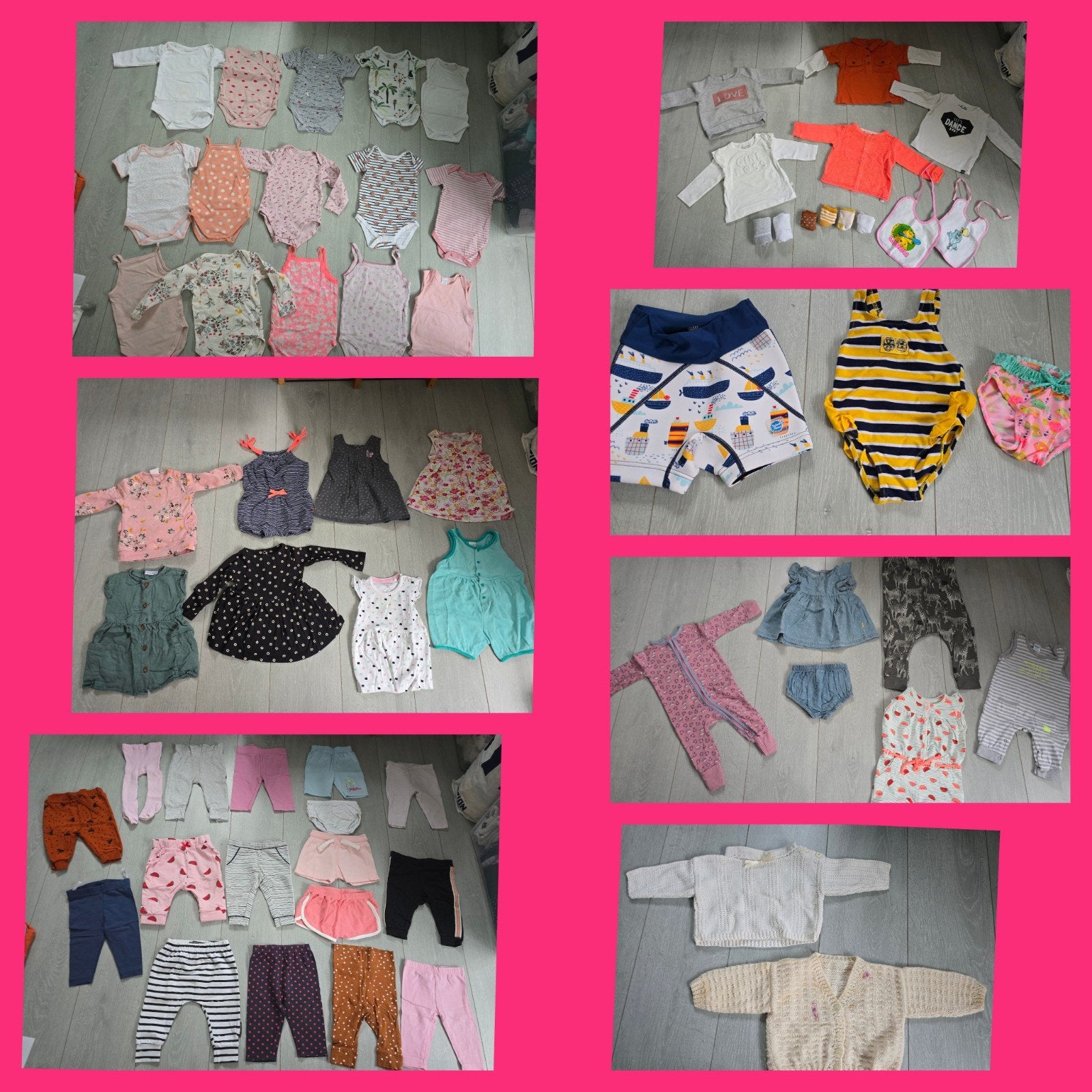 Groot kledingpakket maat 62, Kinderen en Baby's, Babykleding | Maat 62, Ophalen of Verzenden, Zo goed als nieuw, Meisje