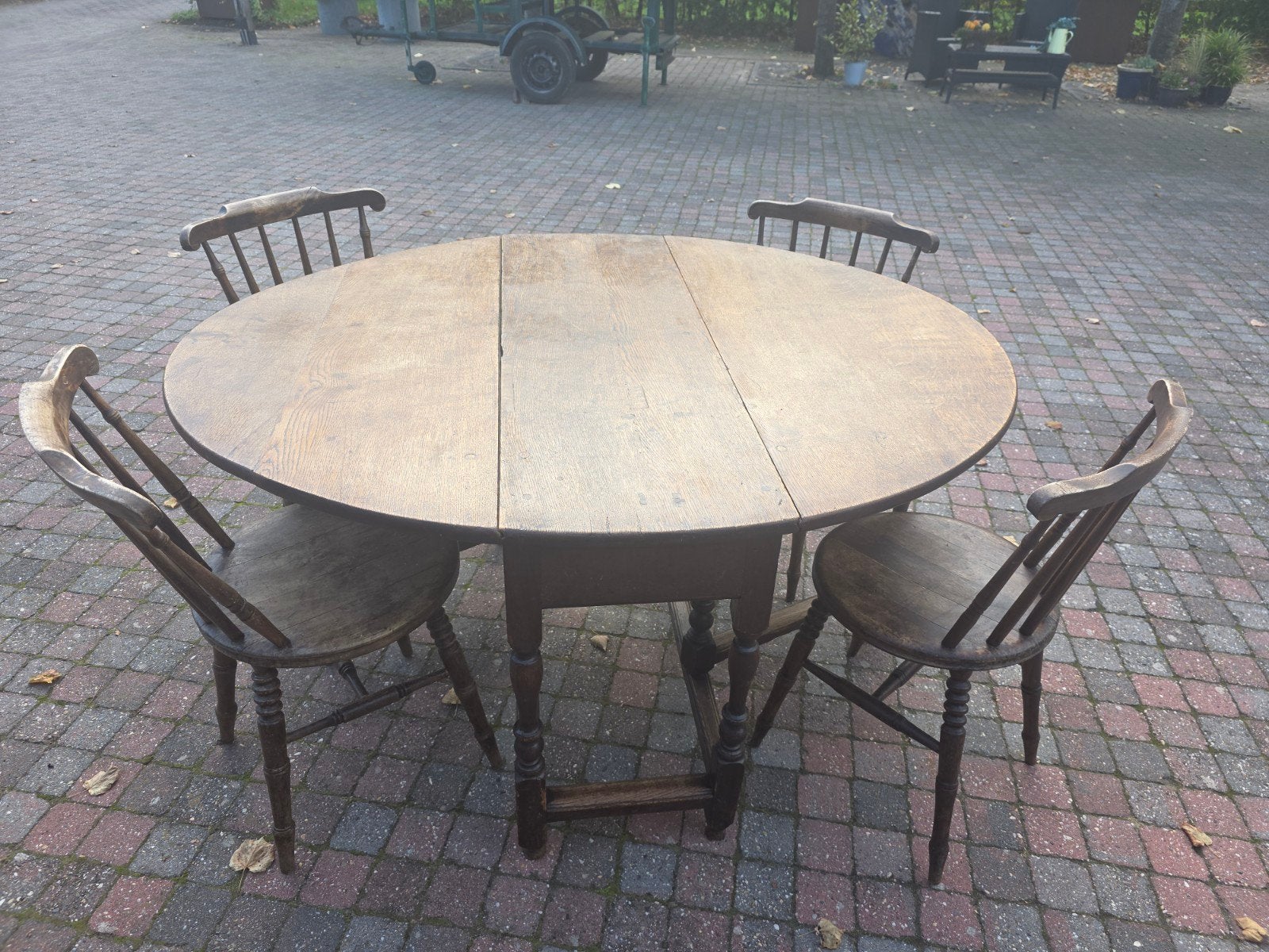 antieke engelse hangoor tafel, Ophalen