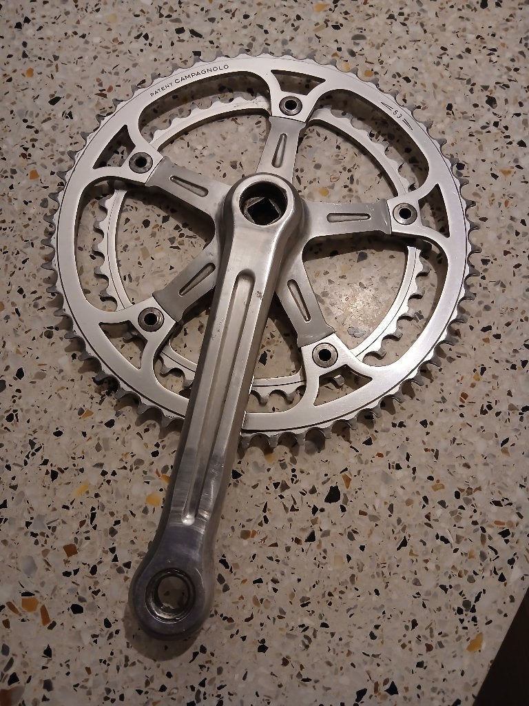 Campognolo crank kettingbladen t42/53, Crankstel of Pedalen, Gebruikt, Campagnolo, Ophalen of Verzenden