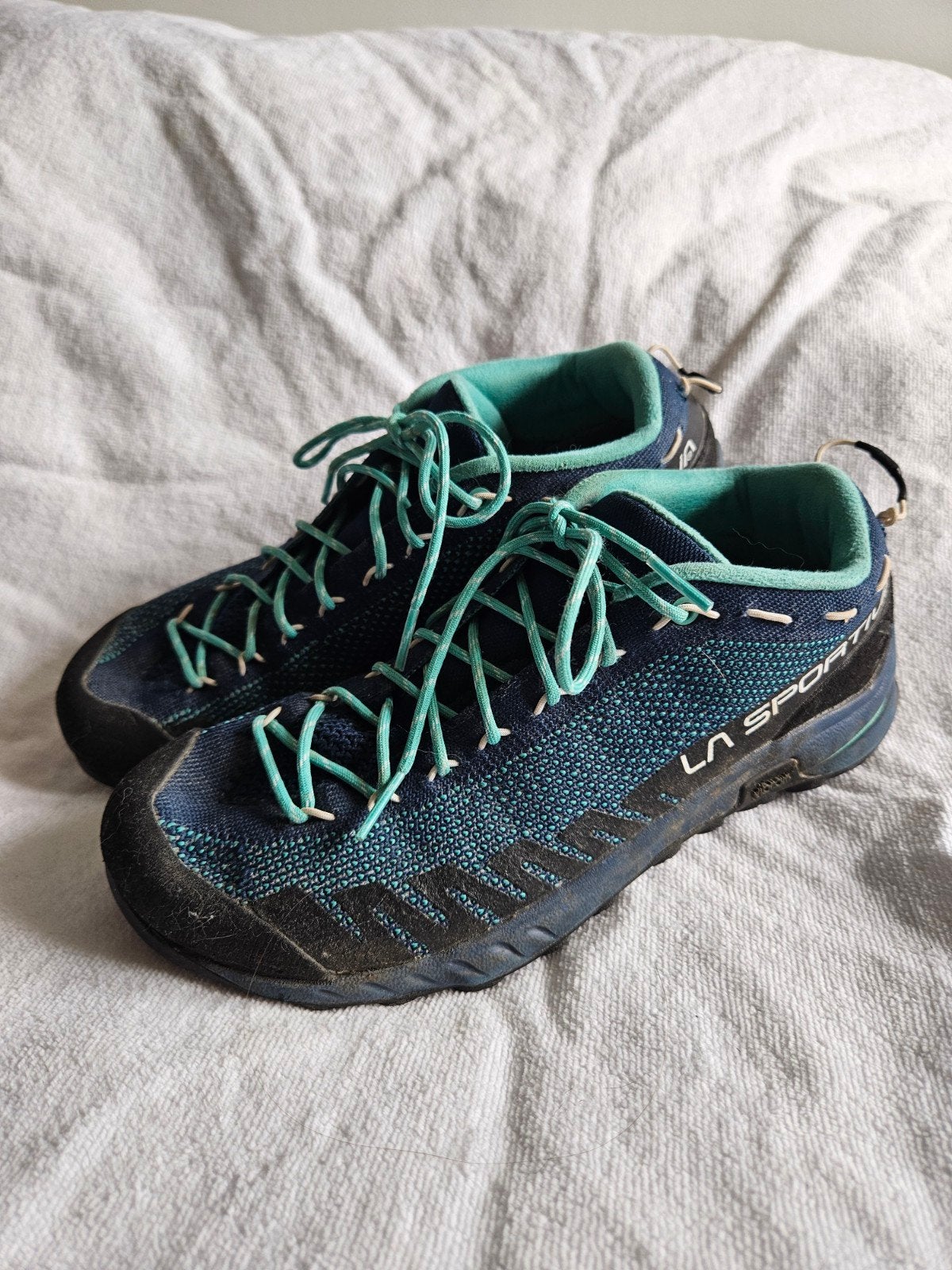 La sportiva TX2 w's approach wandelschoenen blauw 38 37, Ophalen of Verzenden, Zo goed als nieuw, Schoenen