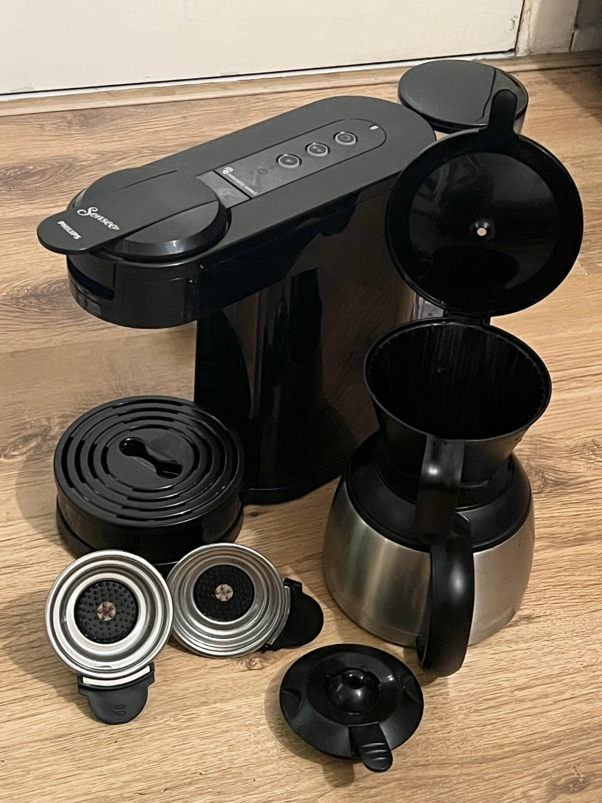Philips Senseo Switch 2-in-1 Koffiezetapparaat Zwart, Ophalen of Verzenden, Gebruikt