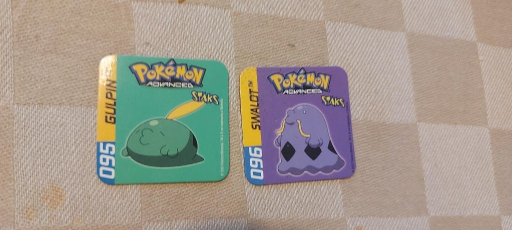 magneten speelgoed pokemon panini staks Gulpin Swalot, Ophalen of Verzenden, Nieuw, Overige merken