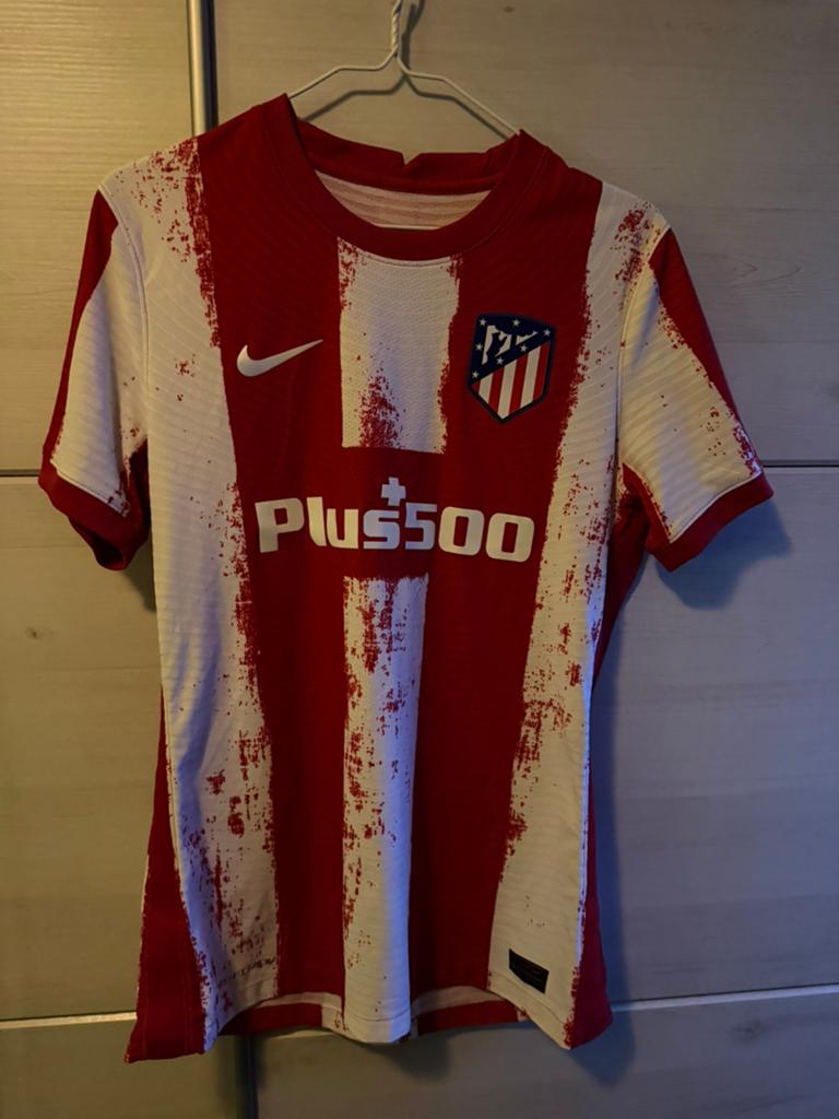 Atletico Madrid wedstrijd shirt Joao Felix, Maat L, Ophalen of Verzenden, Zo goed als nieuw, Shirt