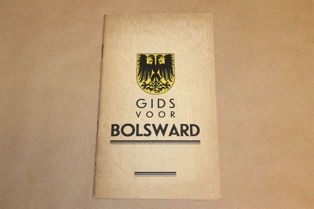 Gids voor Bolsward - Zeldzame uitgave 1938, Ophalen of Verzenden, Zo goed als nieuw
