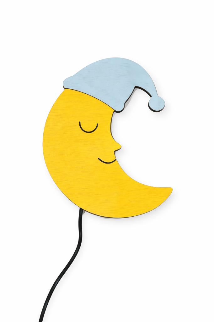 Wandlamp kinderkamer | Nachtlamp | Leeslamp | Decoratie, Ophalen of Verzenden, Nieuw, Hout, Kinderen