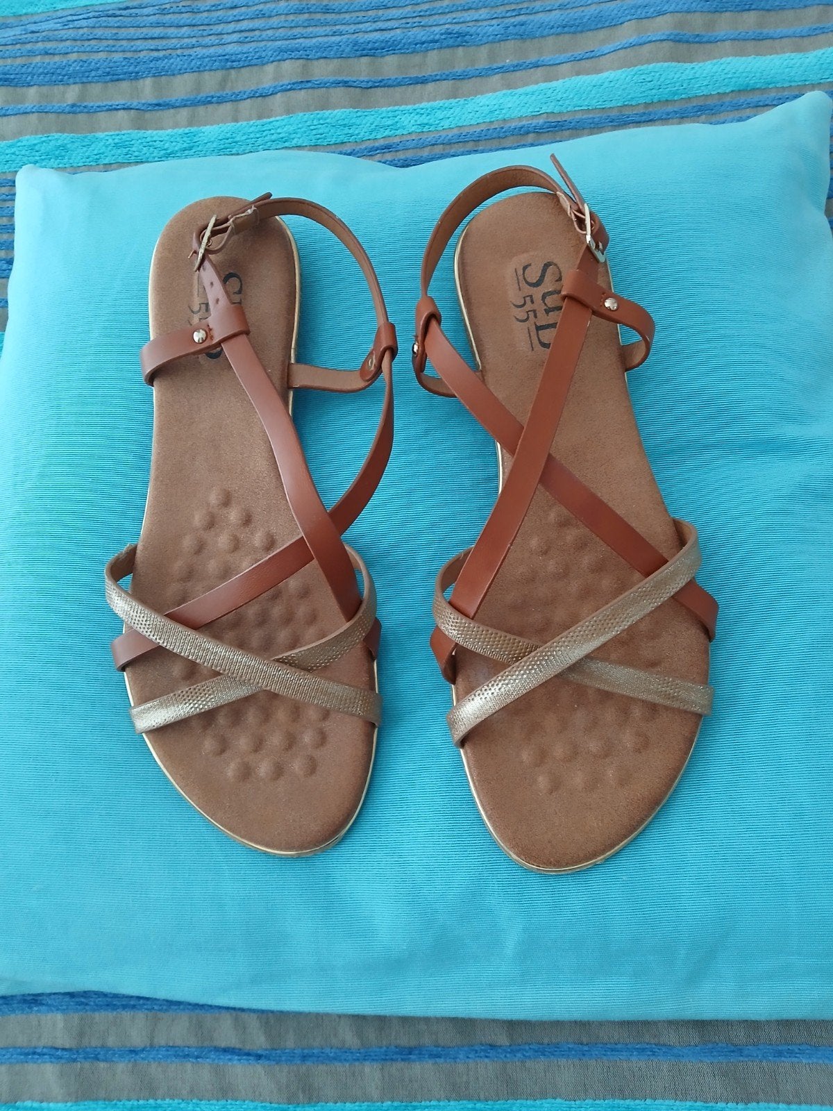Sandalen van Sud 55 maat 40, Ophalen of Verzenden, Zo goed als nieuw, Sandalen of Muiltjes