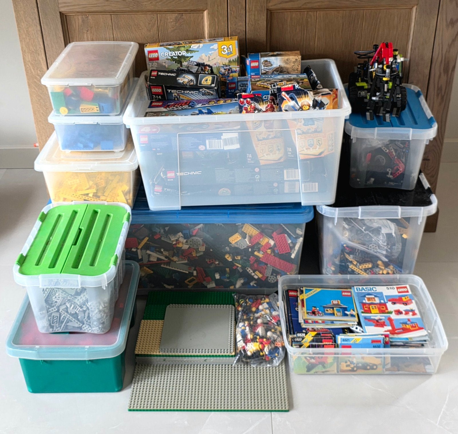 Grote partij LEGO: Technic, Vintage, Minifiguren & meer!, Ophalen, Gebruikt, Lego