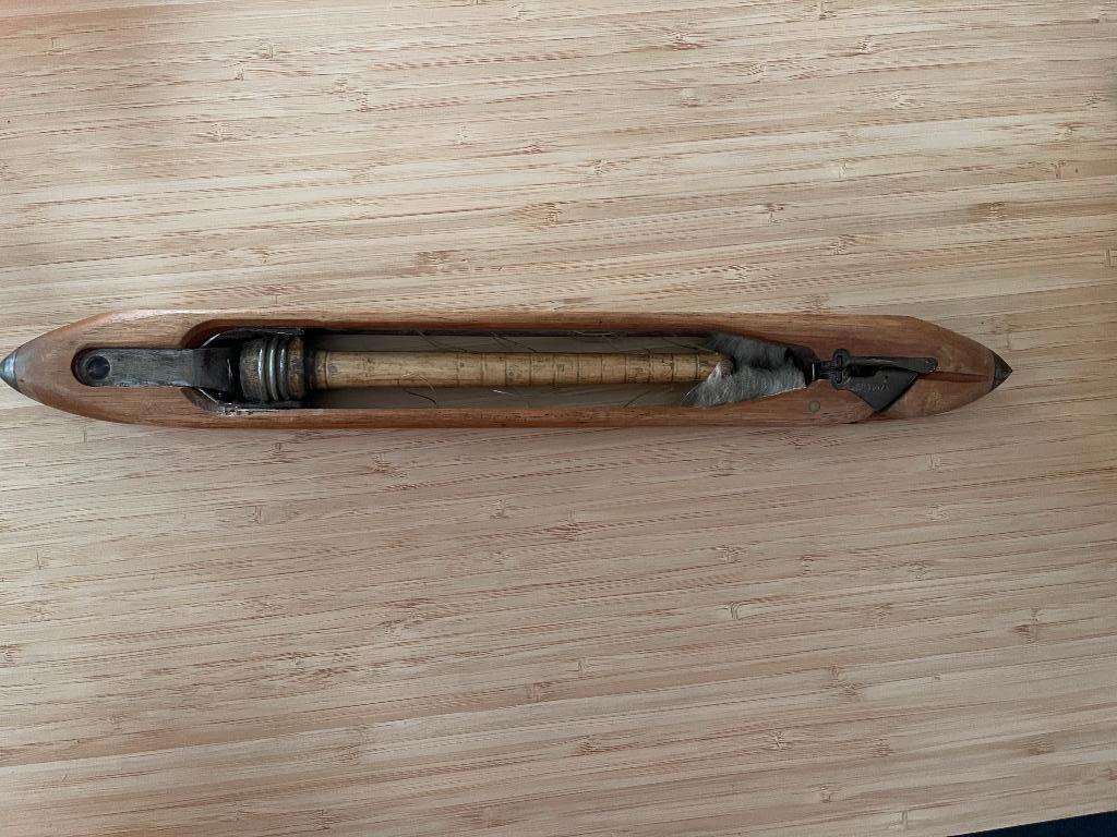 Brocante schietspoel - weefspoel, Antiek en Kunst, Ophalen of Verzenden