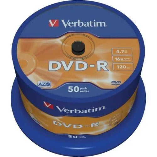 50 x dvd-r Verbatim, Computers en Software, Beschrijfbare discs, Ophalen of Verzenden