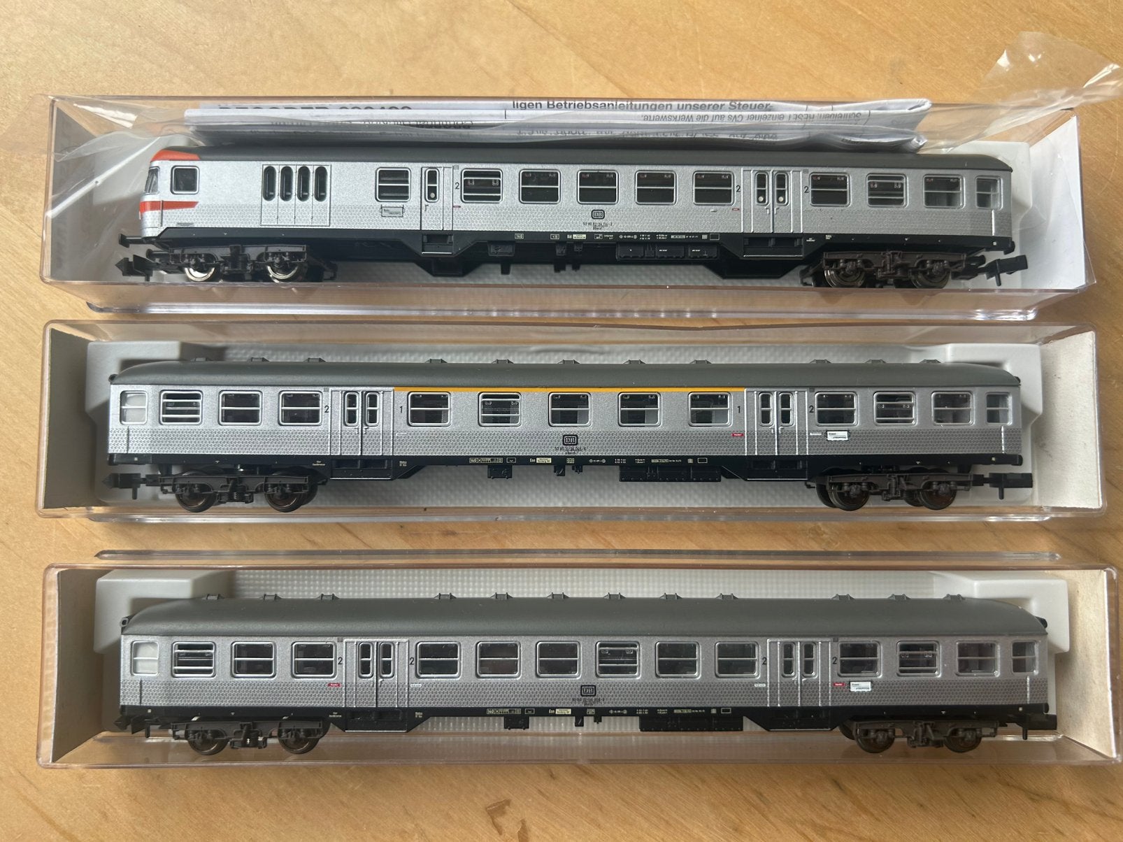 Fleischmann piccolo set Silberlinge nieuw, Gelijkstroom, Fleischmann, Ophalen of Verzenden, Nieuw