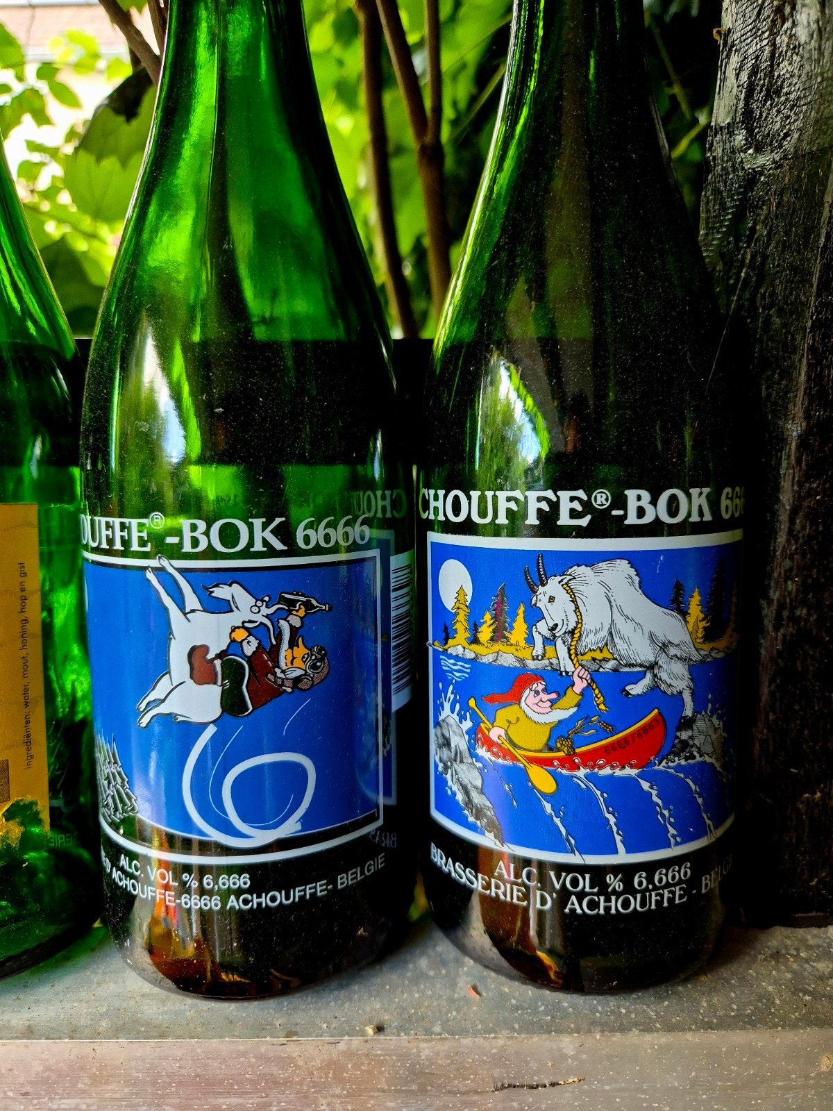 Te koop lege CHOUFFE flessen bier collectors items. Verzamel, Verzamelen, Biermerken, Ophalen of Verzenden, Zo goed als nieuw