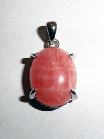 Hanger Rhodochrosiet 925 Zilver edelsteen, Verzenden, Nieuw