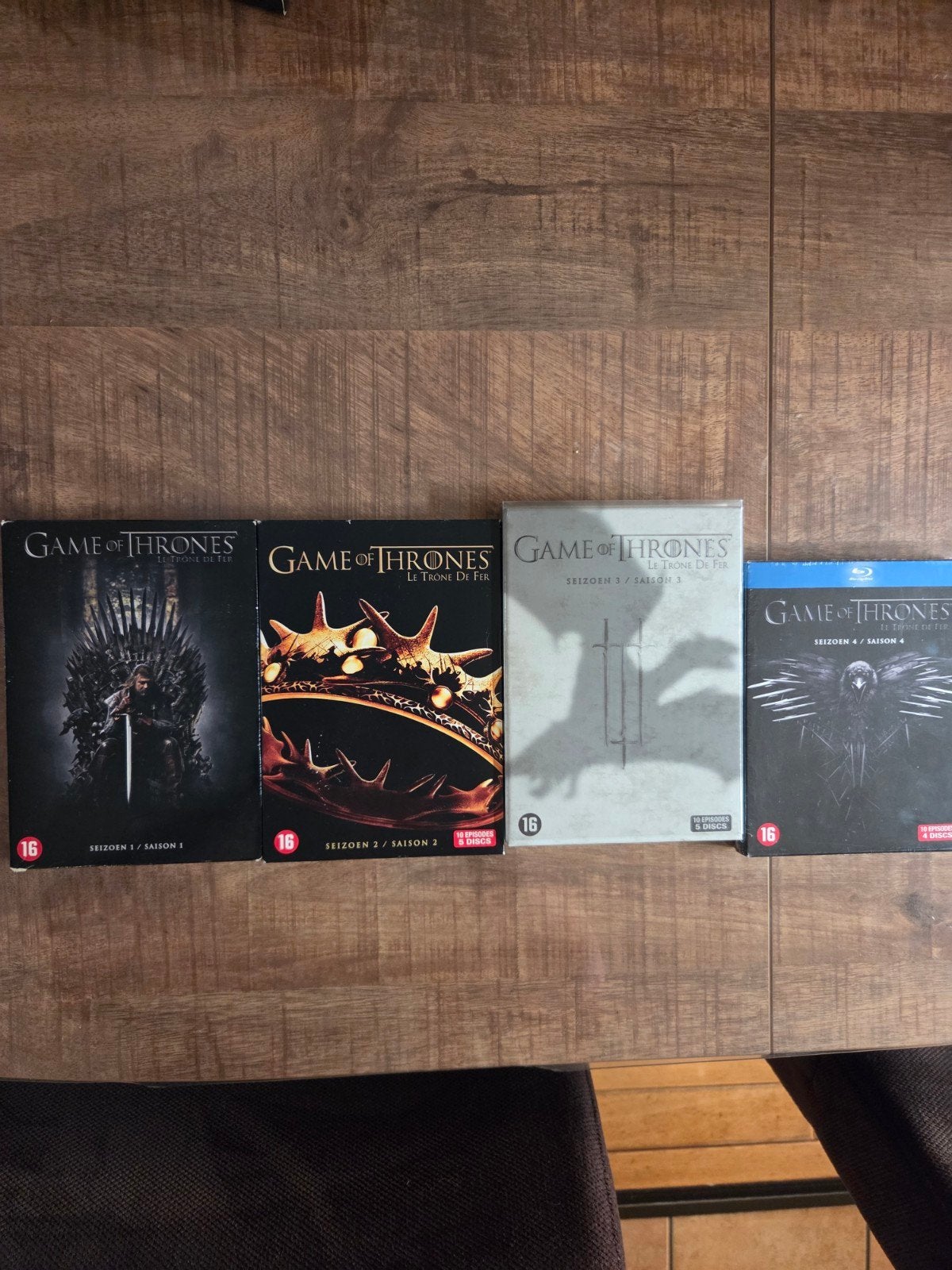Game of Thrones Seizoen 1-4 DVD/Blu-ray Boxset, Vanaf 16 jaar, Ophalen of Verzenden, Gebruikt, Science Fiction en Fantasy