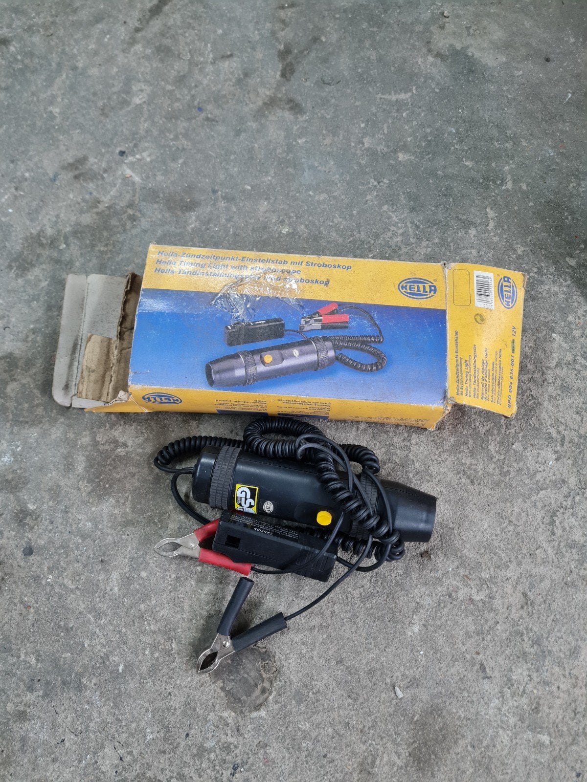 Hella Stroboscooplamp voor ontstekingstijdstip, Auto diversen, Autogereedschap, Ophalen, Gebruikt