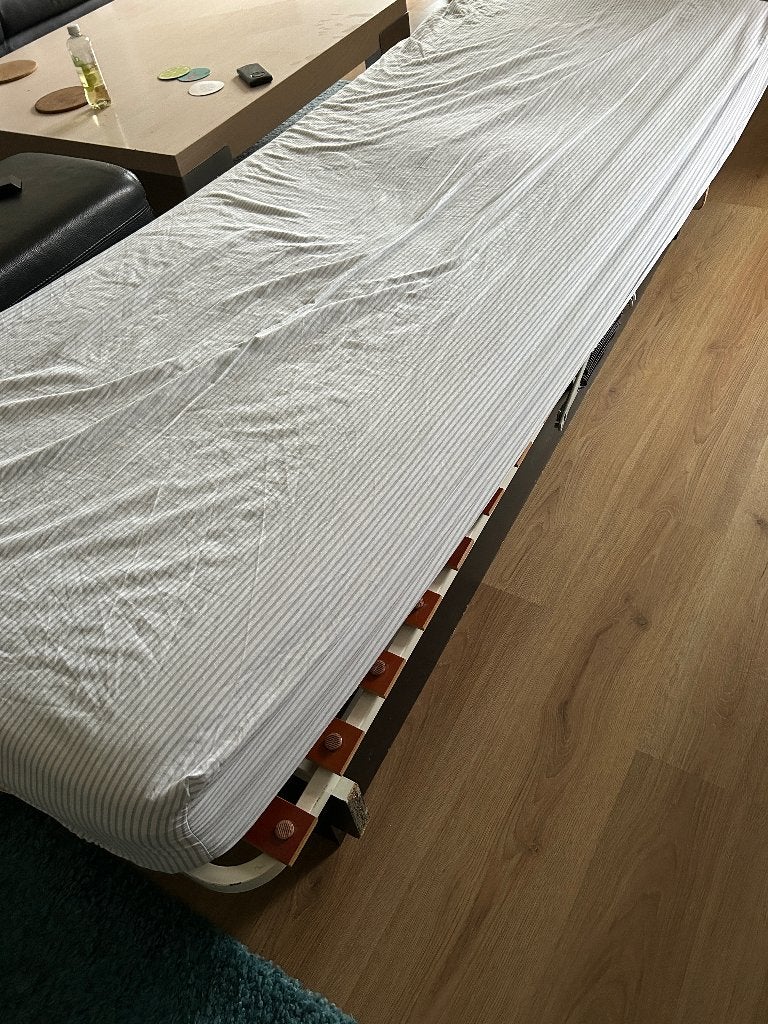 Single bed with mattress, Ophalen, Gebruikt, 90 cm, Eenpersoons