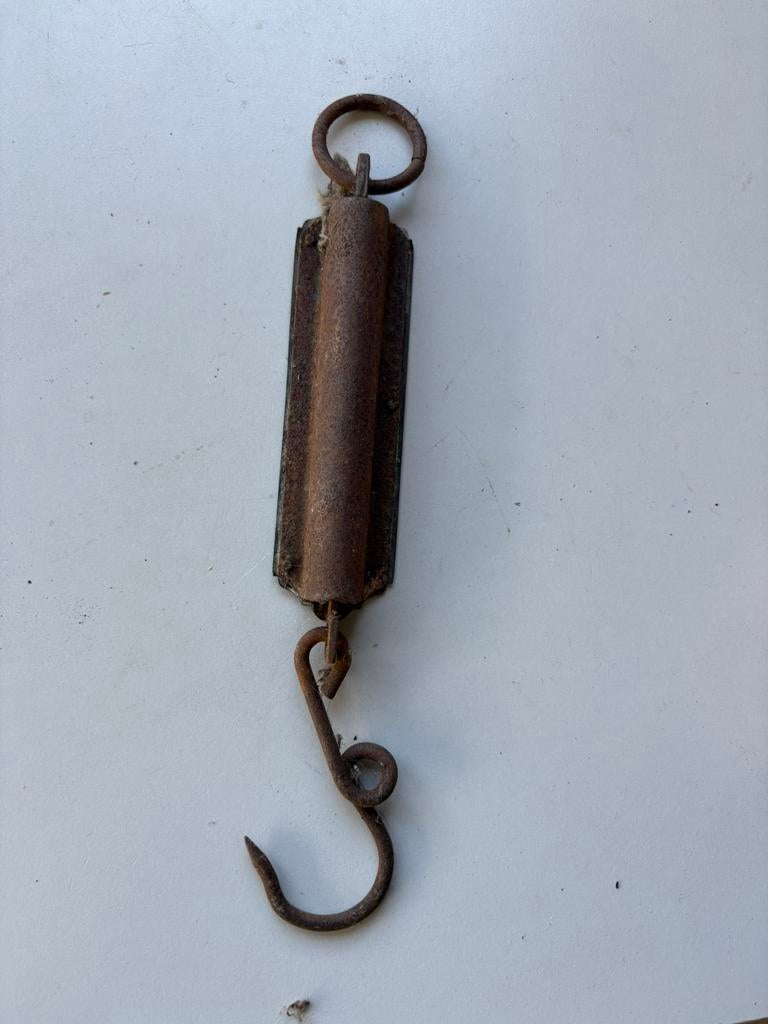 (Z)Antieke Salter’s Improved Spring Balance hangweegschaal /, Verzenden