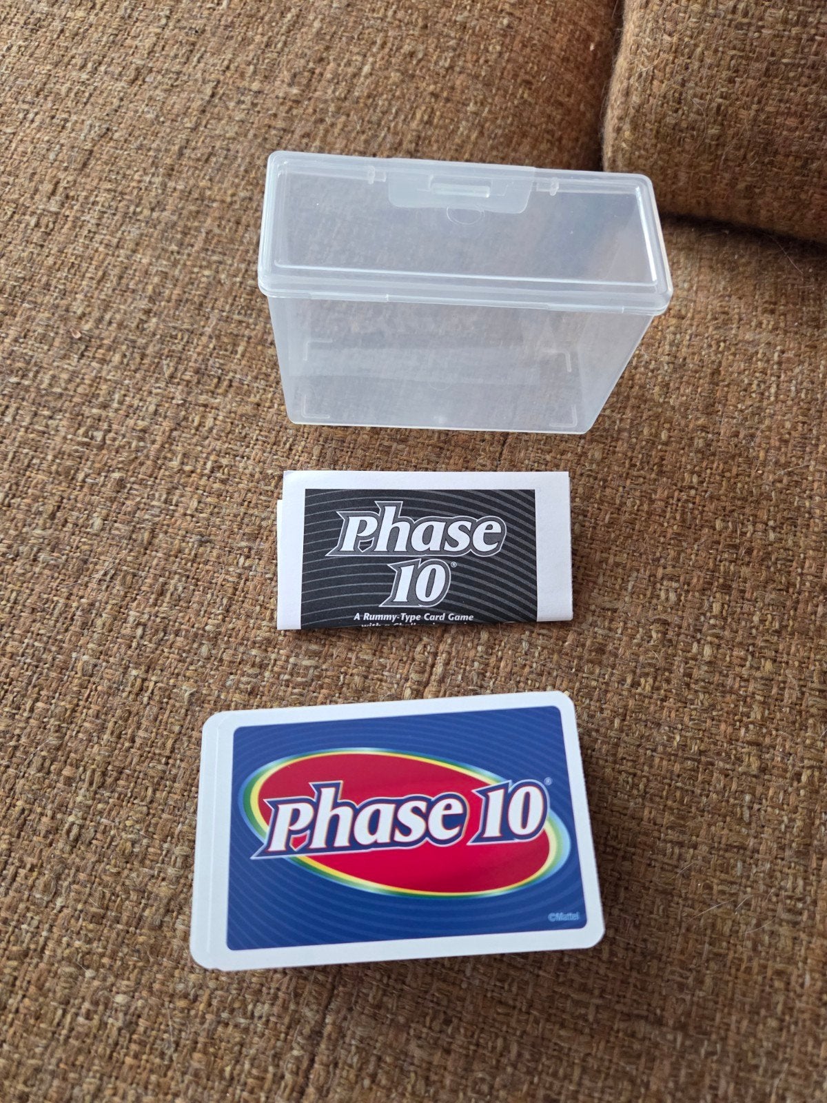 Phase 10 Kaartspel - Compleet met Opbergdoosje, Vijf spelers of meer, Ophalen of Verzenden, Gebruikt, Mattel