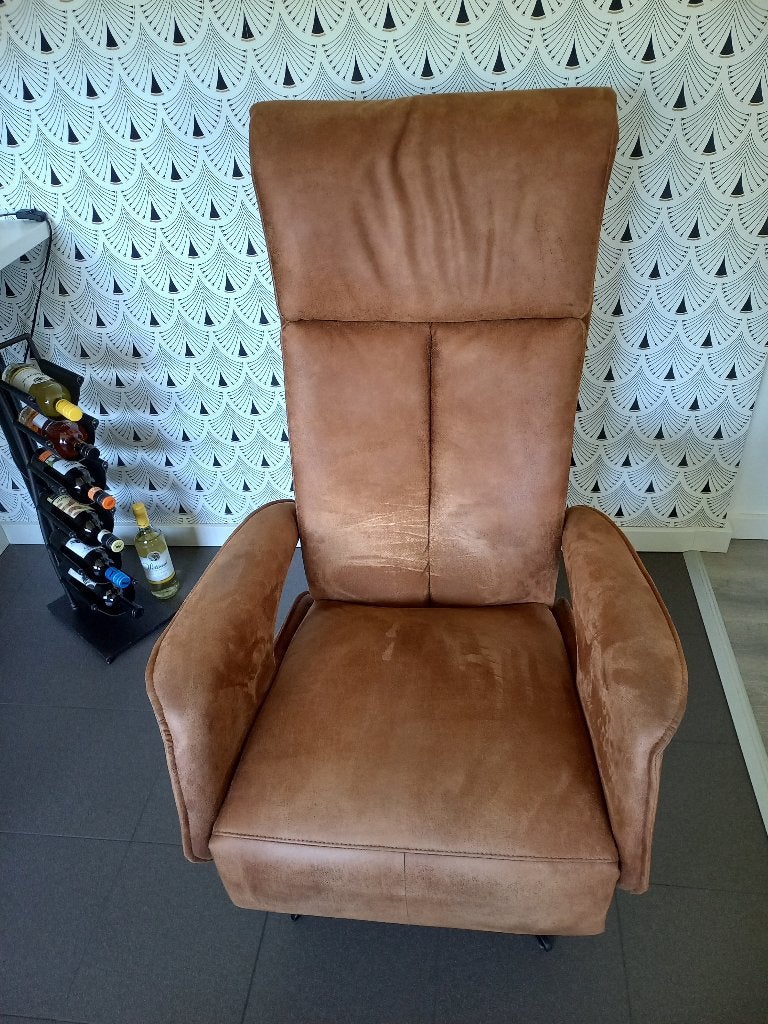 Relaxfauteuil, Ophalen, 100 tot 125 cm, Zo goed als nieuw, Modern