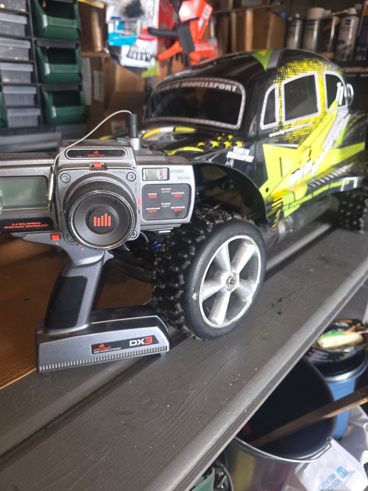 FG Modellsport Monster Buggy op benzine   op schaal 1/6, Overige merken, Gebruikt, Auto, Groter dan 1:32