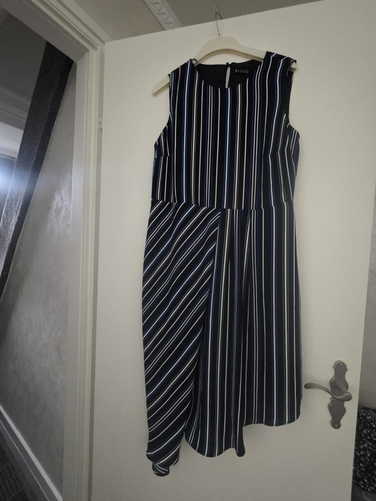 Canda Premium gestreepte jurk - Maat 38/40 (M), Maat 38/40 (M), Blauw, Canda Premium, Nieuw