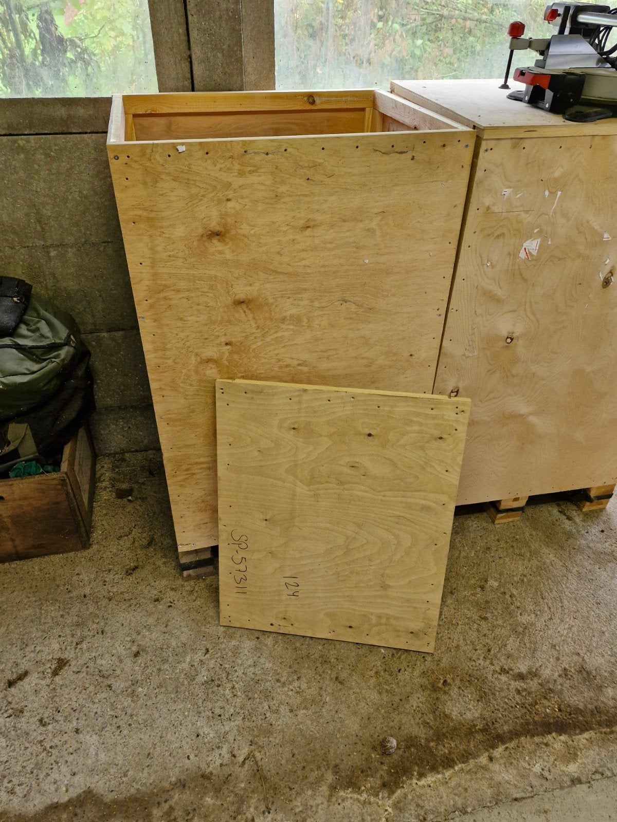 Mooie houten opslag bak, transport kist, krat 80x65x138cm, Doe-het-zelf en Verbouw, Ophalen, 60 cm of meer, Bak of Kist, 75 tot 100 cm
