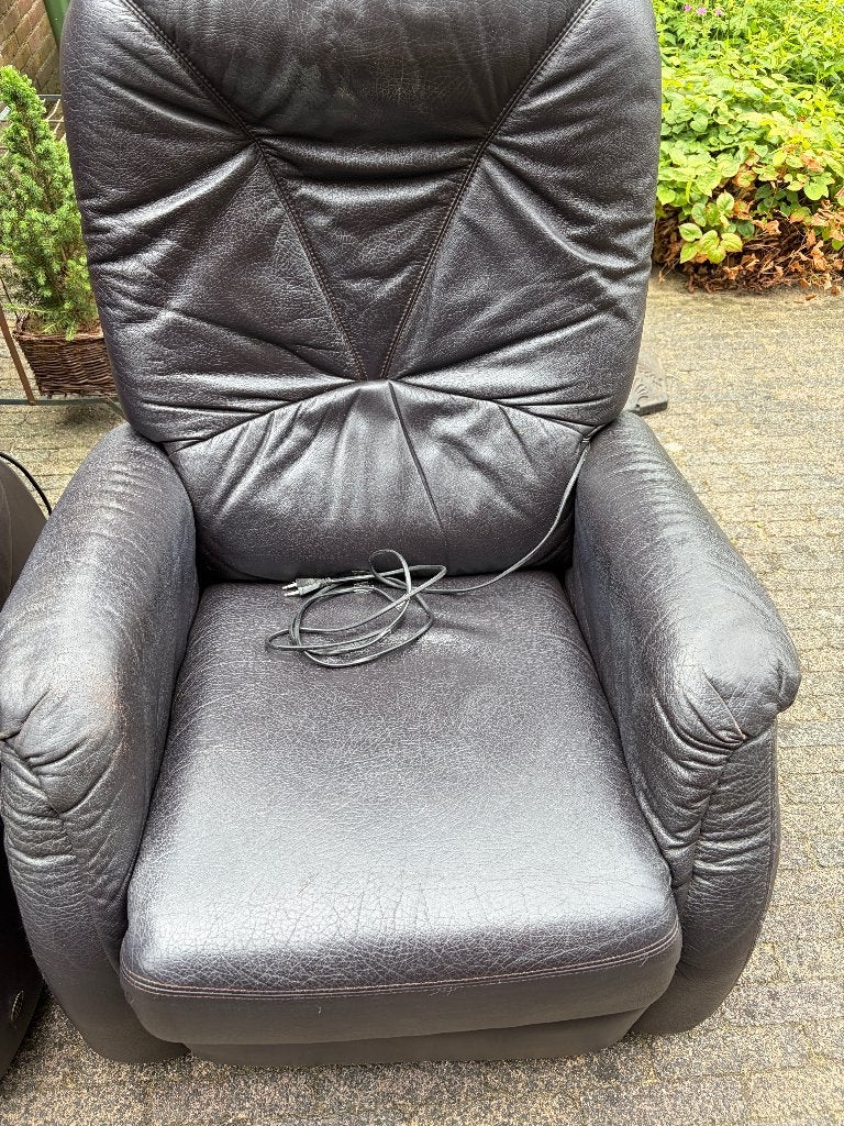 Tekoop aangeboden  Himolla-relaxstoelLonglife kwaliteitsleer, Huis en Inrichting, Fauteuils, Gebruikt, Ophalen of Verzenden, 50 tot 75 cm