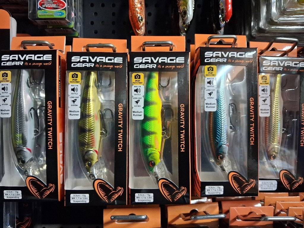 Savage Gear Gravity Twitch 95mm (Twitchbaits) in 5 kleuren, Tinstraat, Savage Gear, Overige typen, Nieuw