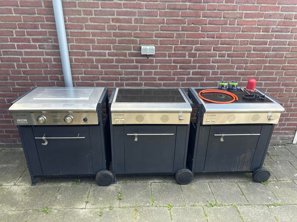 Patton gasbarbecue set met 3 modules, Ophalen, Gebruikt