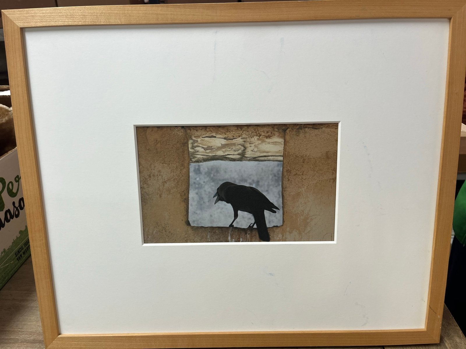 Jacinthe Bierens - Sri Lanka 2017 - Kraai (2/4), Ophalen of Verzenden, Print, Print/reproductie, Ingelijst