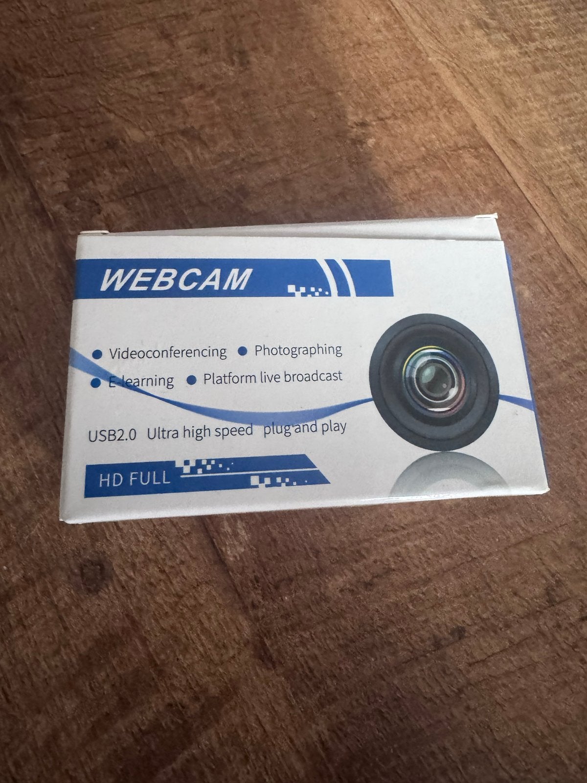 Full HD USB 2.0 Webcam voor Videobellen en Streaming, Computers en Software, Nieuw, Ophalen of Verzenden, Windows, Microfoon