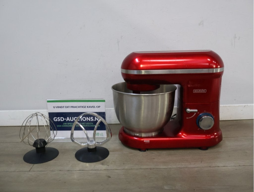 Bourgini keukenmixer met mengkom en hulpstukken, Ophalen of Verzenden, Niet ingevuld, Niet ingevuld, Niet ingevuld
