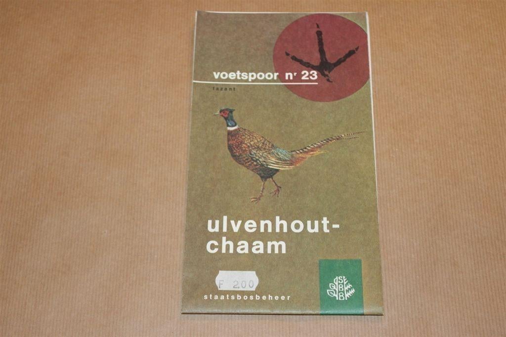 Ulvenhout - Chaam. Voetspoor nr. 23. Fazant., Boeken, Ophalen of Verzenden, 1800 tot 2000, Nederland, Landkaart